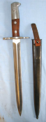 MINT, Swiss Model 1918 Schmidt Rubin Bayonet For M1911/M1931 Rifles & M41-M44 Sub Machine Guns