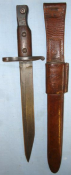 WW1 1917 Dated Canadian Ross Mark II, 1907 Patent, Bayonet and 1916 MK II Scabbard