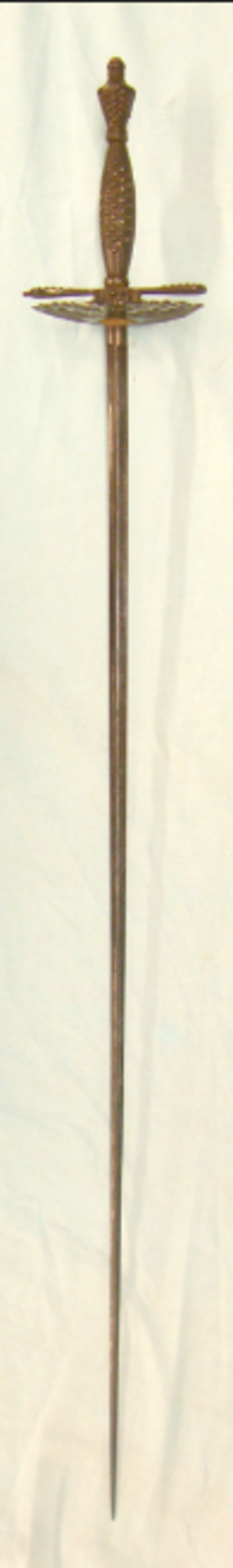 C1780 English Small Sword/ Mourning Sword By Davies & Son London. - Image 2 of 3