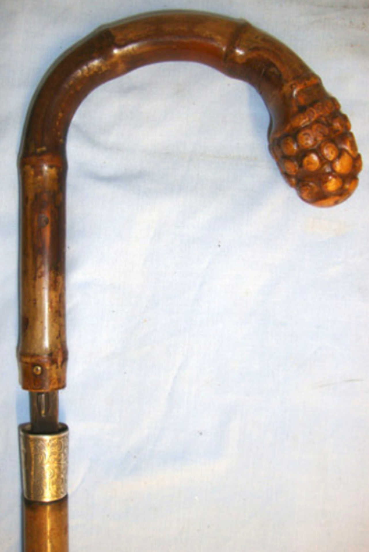 Edwardian Gentleman’s Sword Stick With Root Ball Handle - Bild 3 aus 3