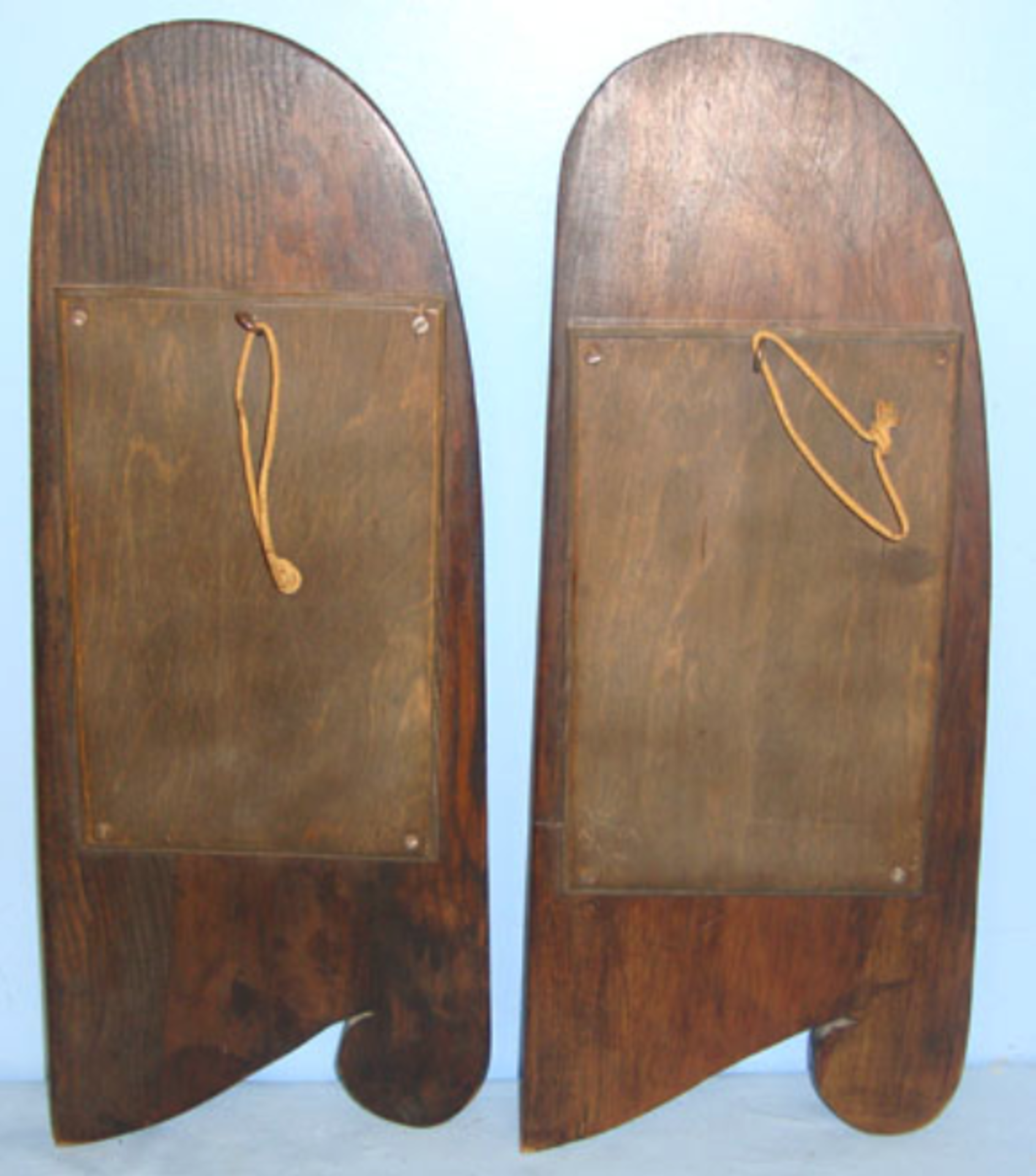 WW1 Era Pair Of Original Laminated Oak Aircraft Propeller Tips - Image 2 of 3