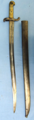French M1842/59 bayonet and scabbard
