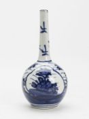 Antique Chinese Blue & White Bottle Shape Water Dropper 18C
