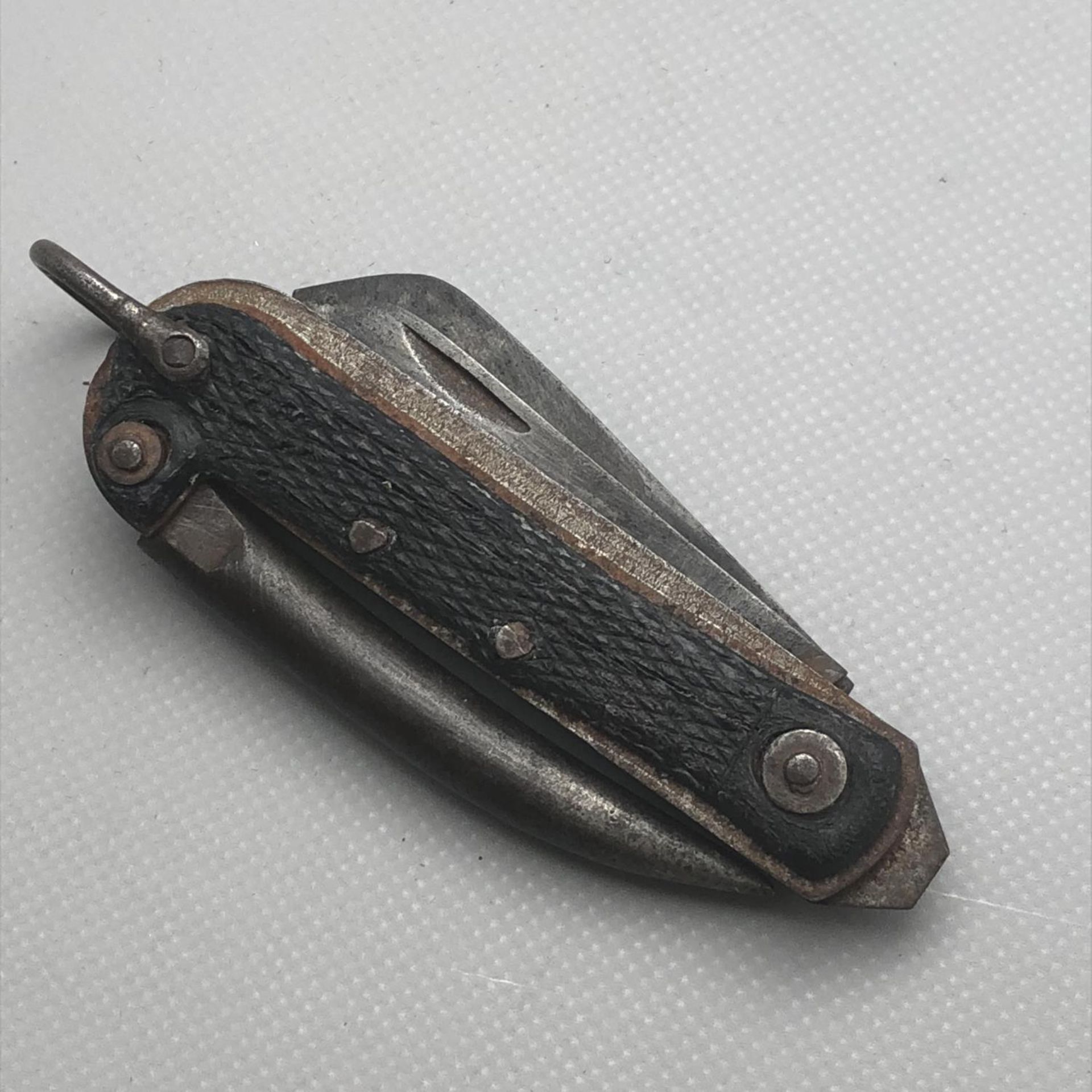 A British Military Issue Pocket clasp knife with marline spike and tin opener - Image 6 of 6