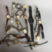 A quantity of watches - not running - for spares or repair