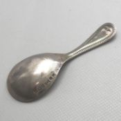 An Art Deco Sterling Silver Caddy Spoon by A Marston & Son - hallmarked Birmingham 1930 -