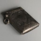 An antique silver vesta by Joseph Gloster Ltd - hallmarked Birmingham