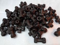 300 Approx - 15Mm X 15Mm X 10Mm Centre Reduced Tee Hep2 0 Type Brown Pus Fit / Demountable Fittings