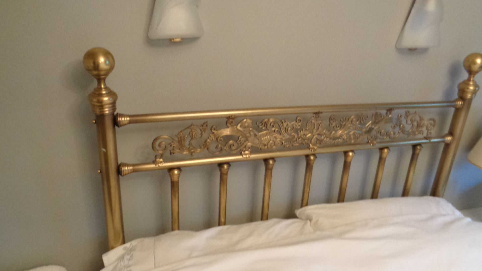 Brass Bed Headboard - Double Bed
