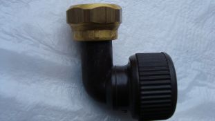 200 Approx - 1/2 X 15Mm Elbow Tap Connector Hep2 0 Type Brown Pus Fit / Demountable Fittings