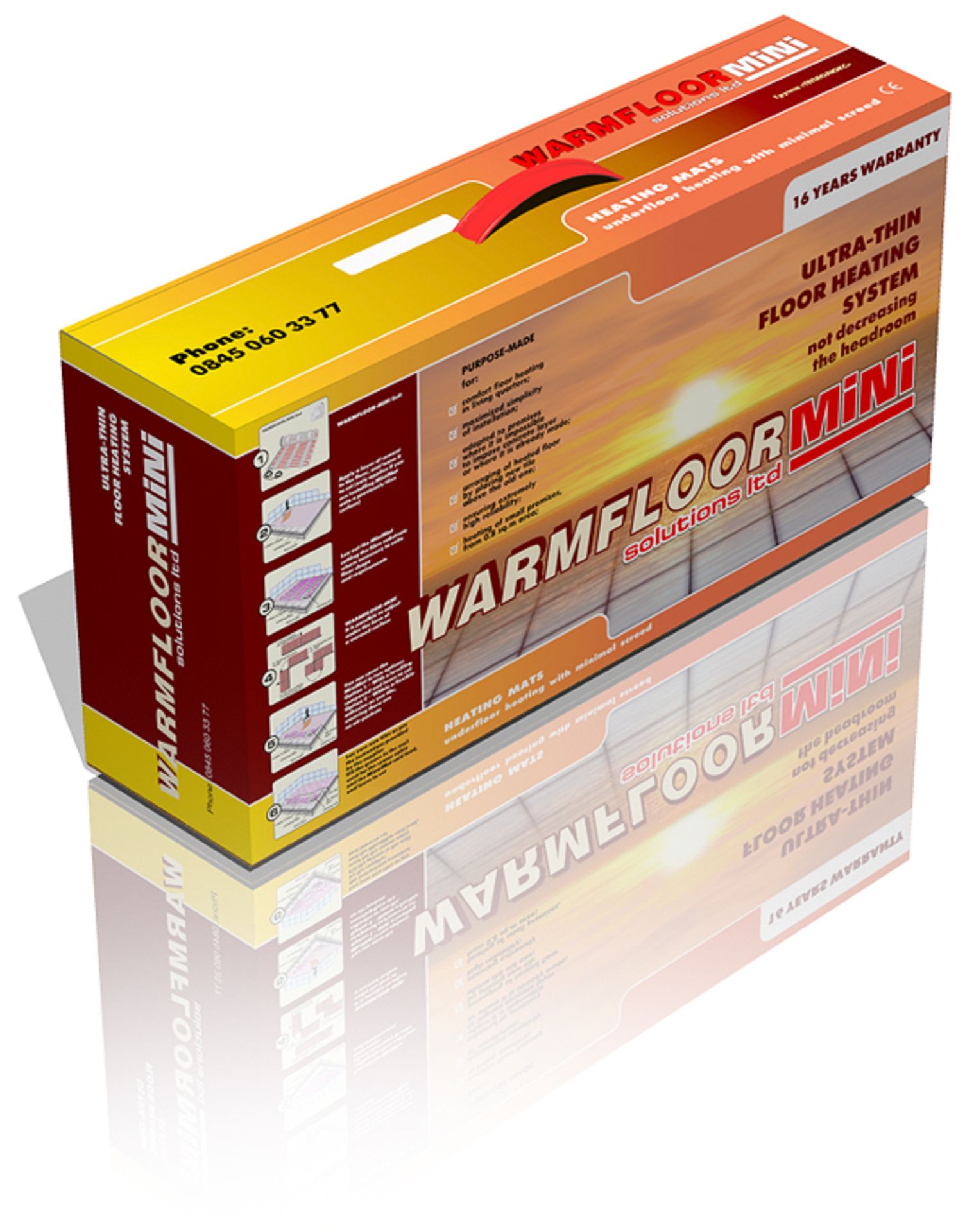 Warmfloor Electric Underfloor Heating Bnb - Covers 4.0 Mtr