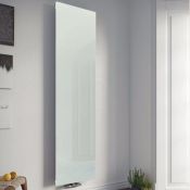 (A91) 1800x445mm - Gloss White Glass Radiator . RRP £399.99. We love this trendy new addition to our
