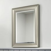 (A64) 500x700mm Lily Champagne Metallic Framed Mirror Made from eco friendly recycled plastics Water