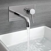 (A179) Gladstone Wall Mounted Basin Mixer. Wall mounted style is simple yet effortlessly elegant