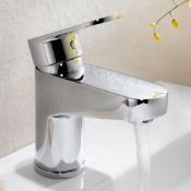 (J33) Boll Basin Mixer Tap Presenting a contemporary design, this solid brass tap has been
