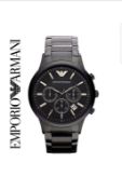 BRAND NEW EMPORIO ARMANI AR2453 GENTS CHRONOGRAPH WATCH, COMPLETE WITH ORIGINAL PACKAGING AND