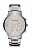 BRAND NEW EMPORIO ARMANI AR2459 LADIES CHRONOGRAPH WATCH, COMPLETE WITH ORIGINAL PACKAGING AND