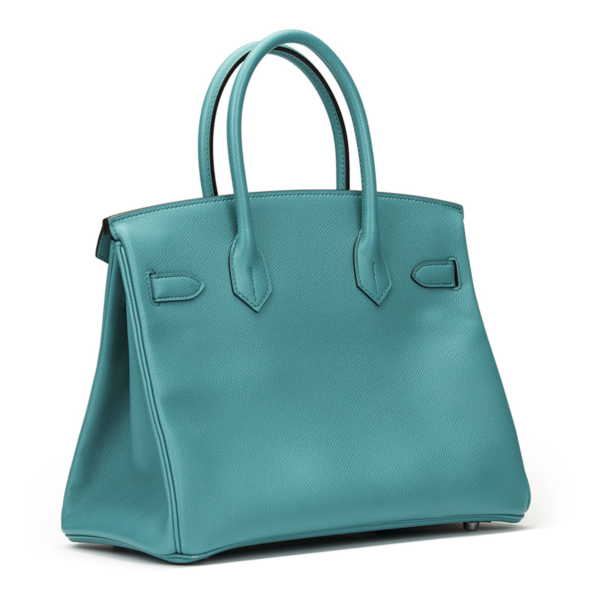 Hermès Blue Paon Epsom Leather Birkin 30cm - Image 4 of 10