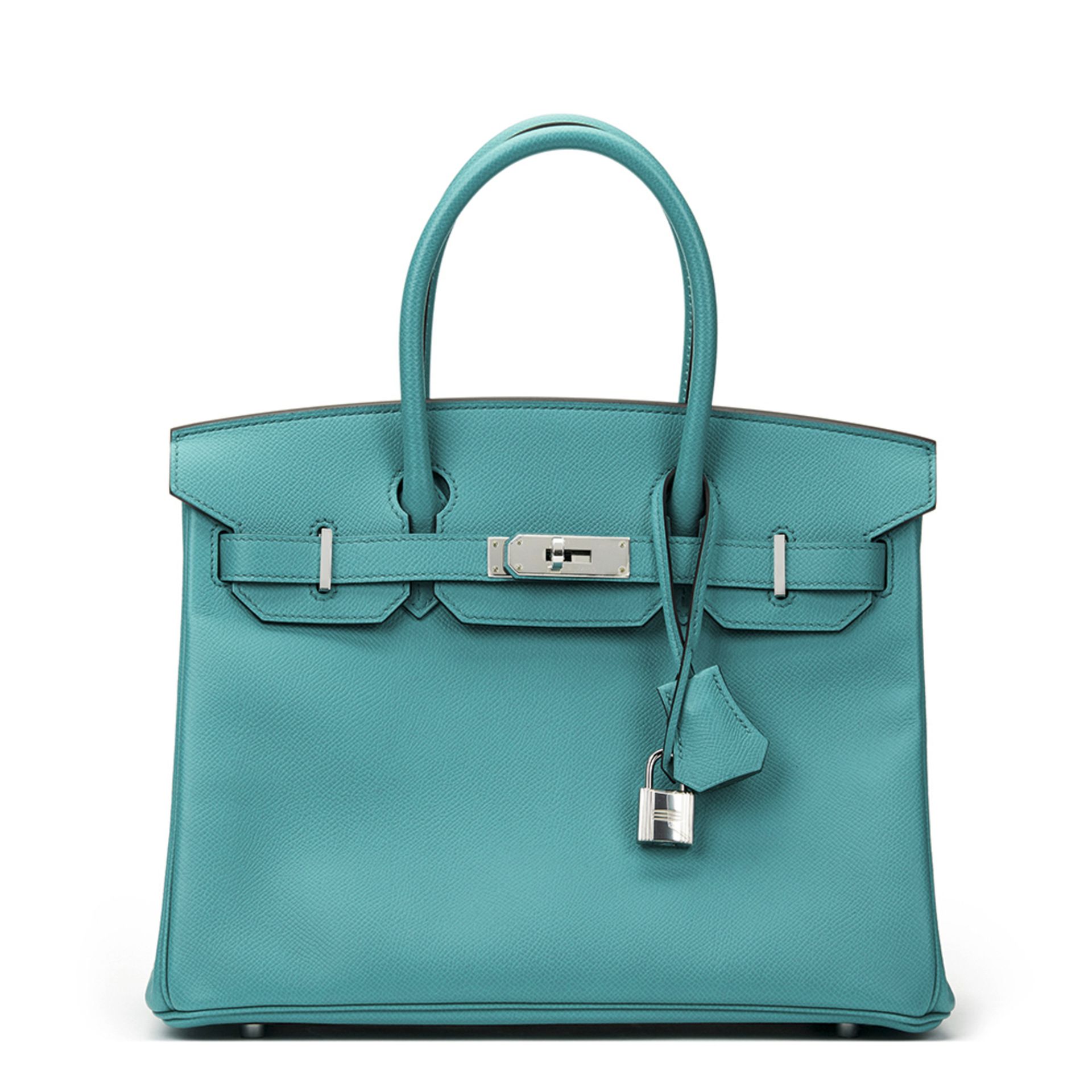 Hermès Blue Paon Epsom Leather Birkin 30cm