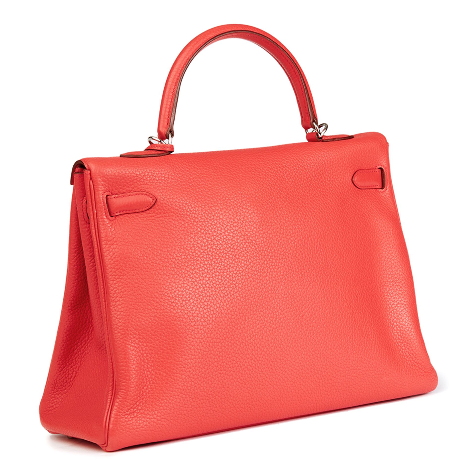 Hermès Bougainvillier Togo Leather Kelly 35cm Retourne - Image 4 of 10