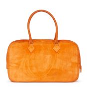 Hermès Orange H Veau Doblis Plume Elan 28cm