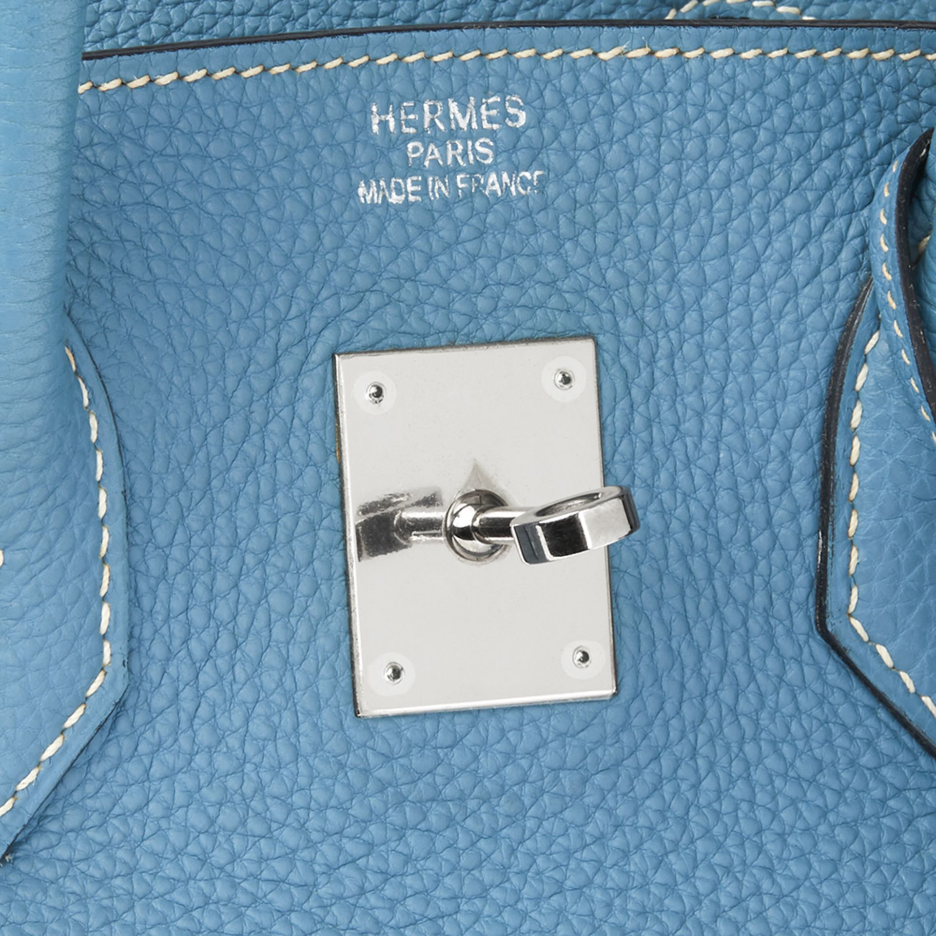 Hermès Blue Jean Togo Leather Birkin 35cm - Image 7 of 9