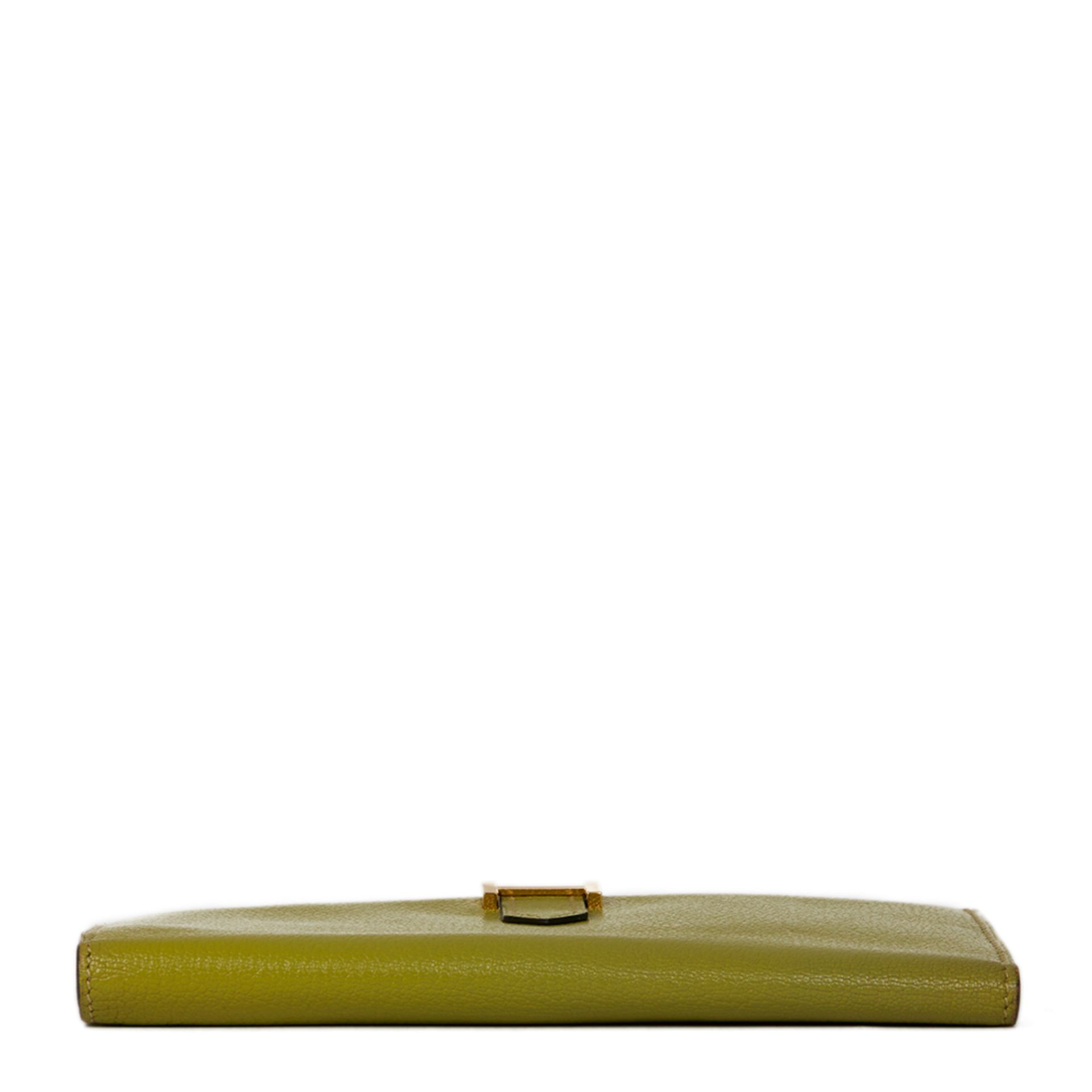 Hermès Vert Anis Chevre Mysore Leather Bearn Wallet - Image 5 of 9