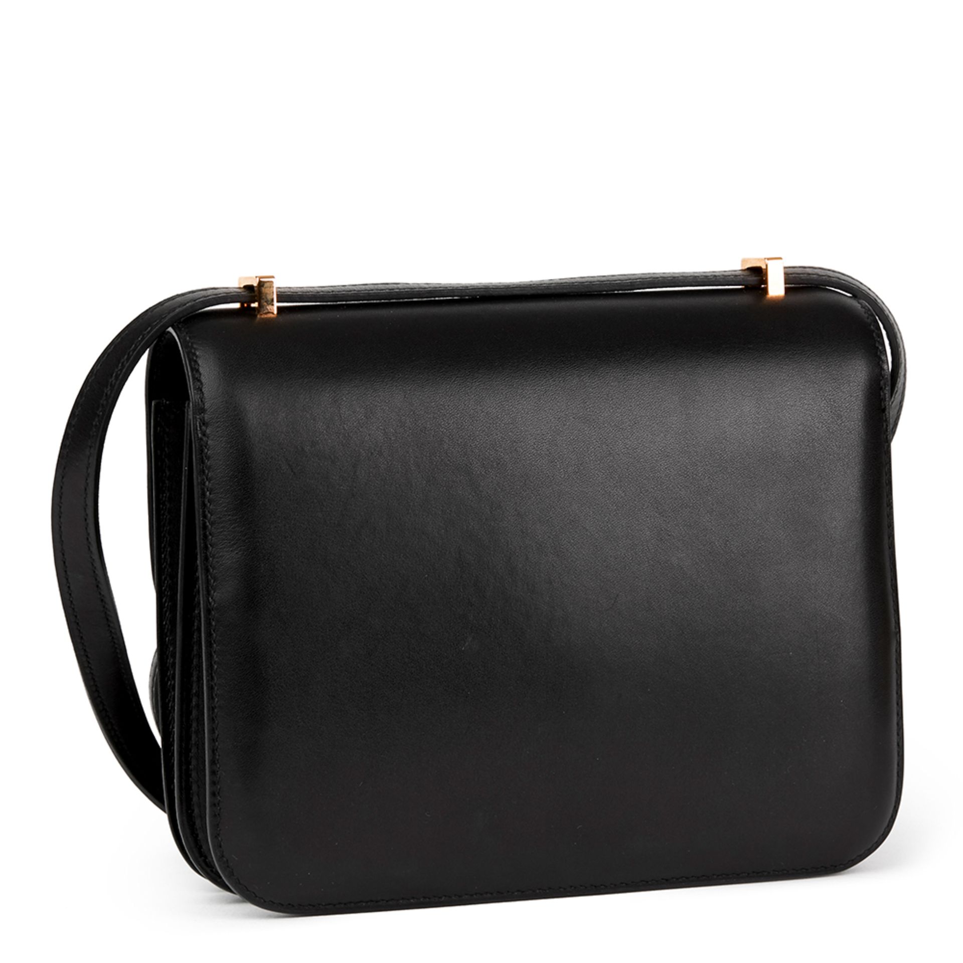 Hermès Black Swift Leather Constance Mini - Image 4 of 9