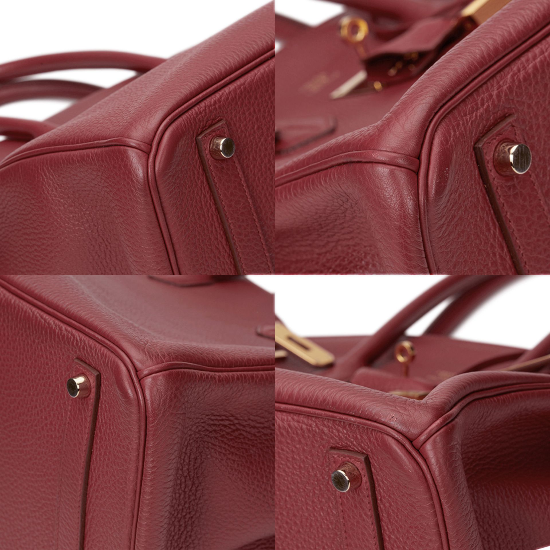 Hermès Rubis Clemence Leather Birkin 35cm - Image 10 of 11