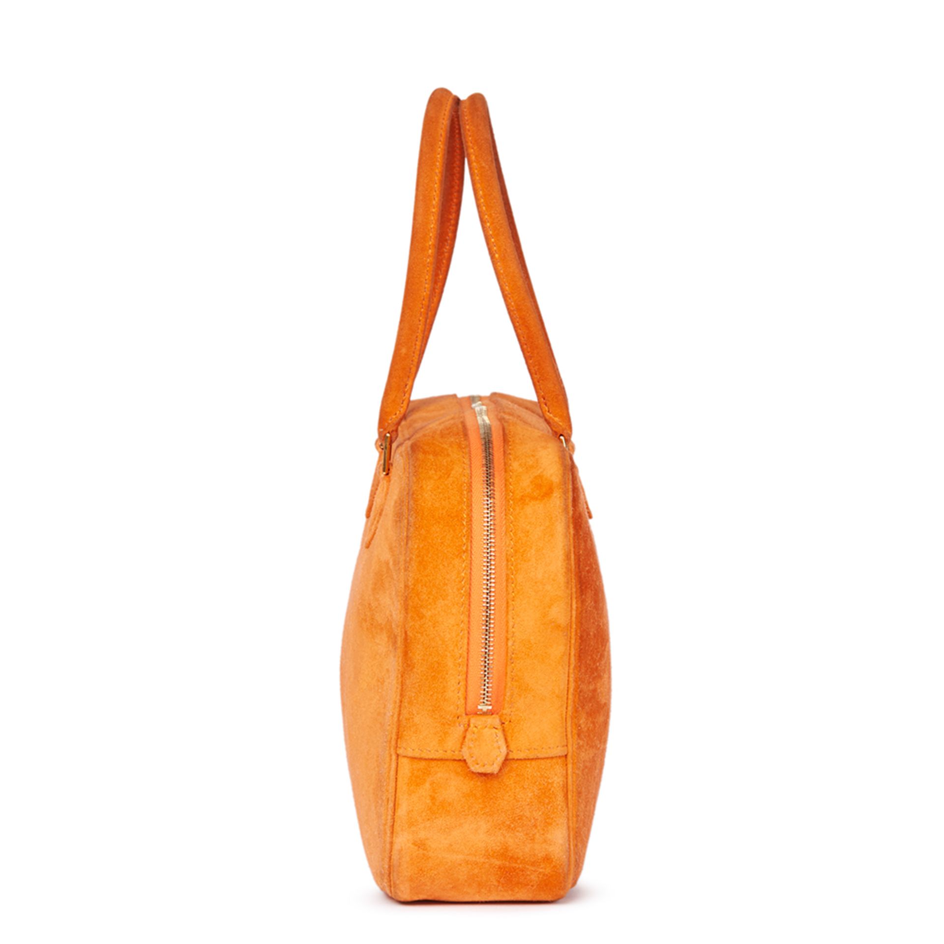 Hermès Orange H Veau Doblis Plume Elan 28cm - Image 2 of 12