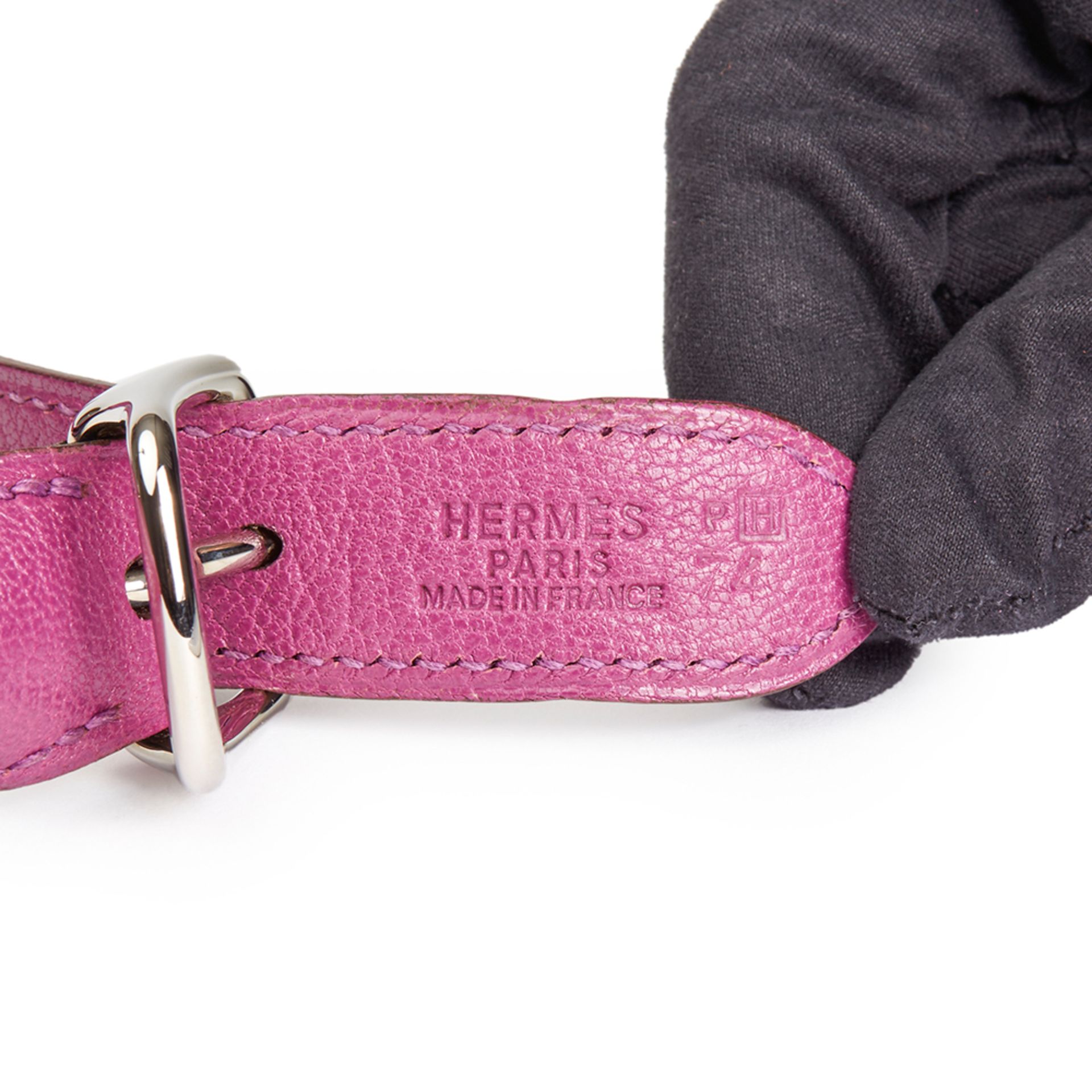 Hermès Cyclamen Chevre Mysore Leather Trim 24 - Image 8 of 10