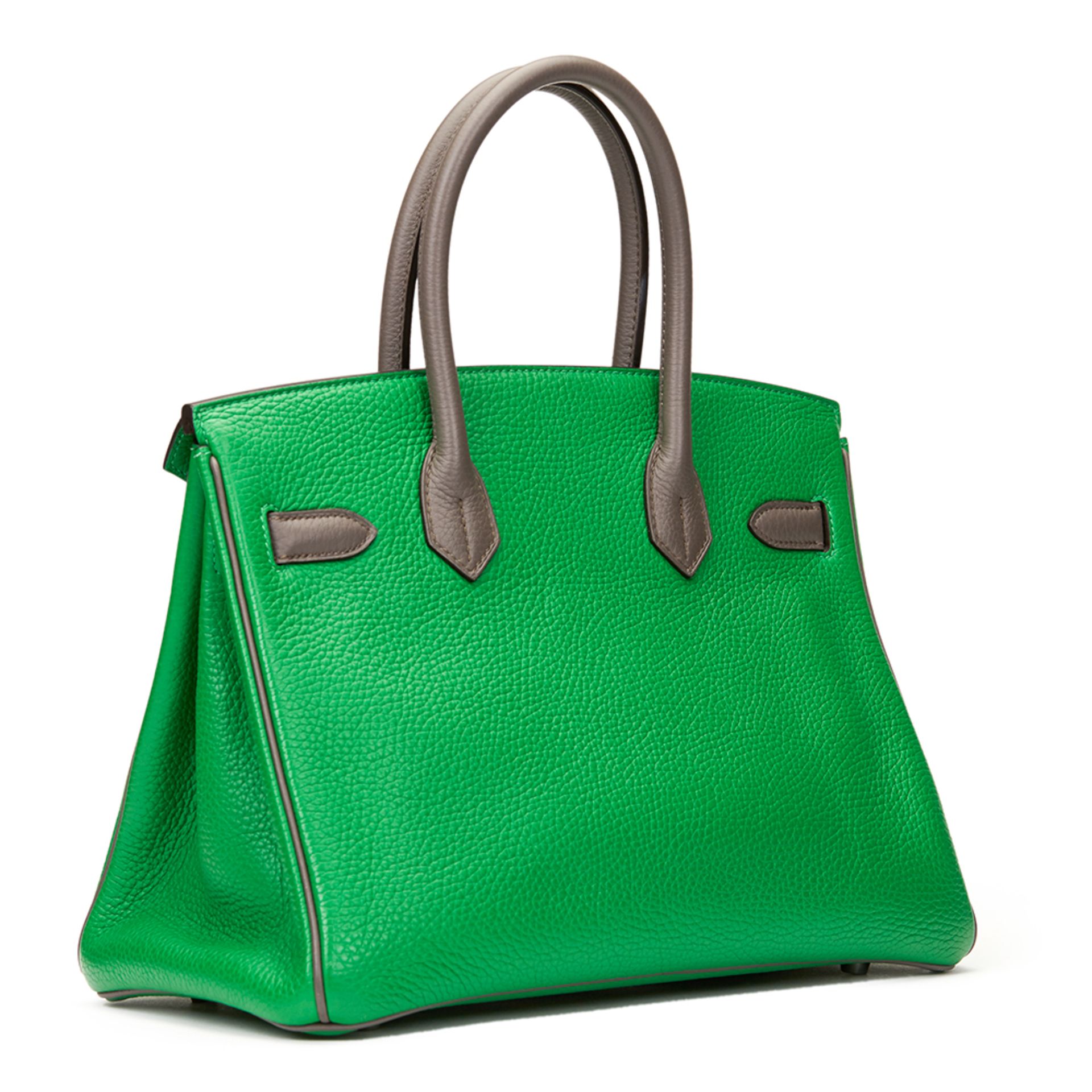 Hermès Bambou & Etain Togo Leather Special Order Birkin 30cm - Image 4 of 10