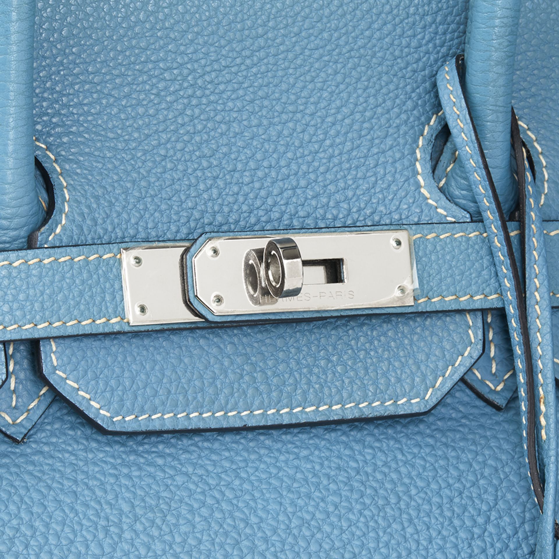 Hermès Blue Jean Togo Leather Birkin 35cm - Image 6 of 9