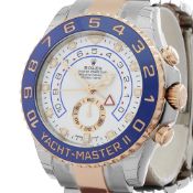 Unworn, Rolex Yacht-Master II Stainless Steel & 18k Rose Gold - 116681