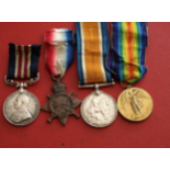 MM, 1914/15 Trio 6653 Cpl Shannon 2nd Irish Guards