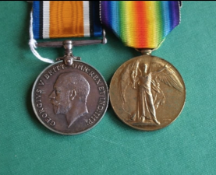 WW1 Pair Lt Dixon MGC