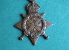 1914 Star named 5279 PTE G MILLS DEVON R