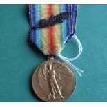 WW1 Victory Medal WO2 Draper Manchester Regt MID
