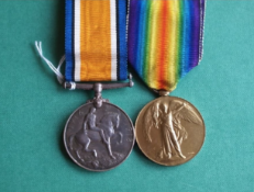 WW1 Pair to A/Sjt Sadler RAMC low number