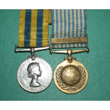 Korea Medal & UN Korea Medal to A/S Lt Ellis Royal Navy