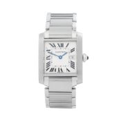 Cartier Tank Francaise Stainless Steel - 2465 or W51011Q3