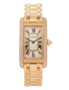 Cartier Tank Americaine 18K Rose Gold - 1710 or WB7043JQ