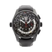 Girard Perregaux WW.TC Shadow Flyback Chronograph 43mm Black Dlc Coated Stainless Steel