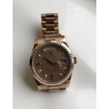 Rolex day date Rose gold