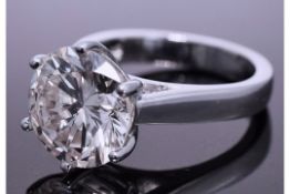 4.33 Carat Diamond Solitaire Ring