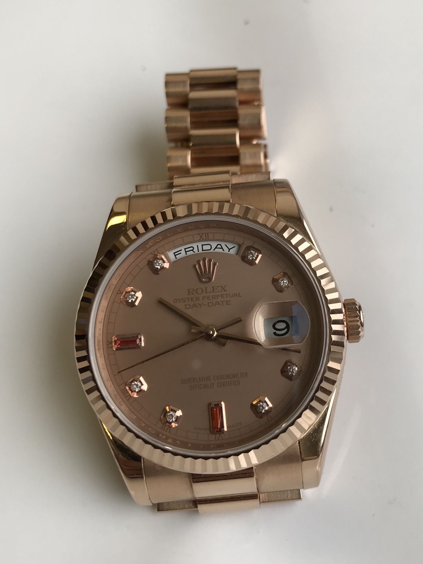 Rolex day date Rose gold - Image 2 of 9