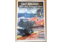 Official FIA 1997 San Marino Poster