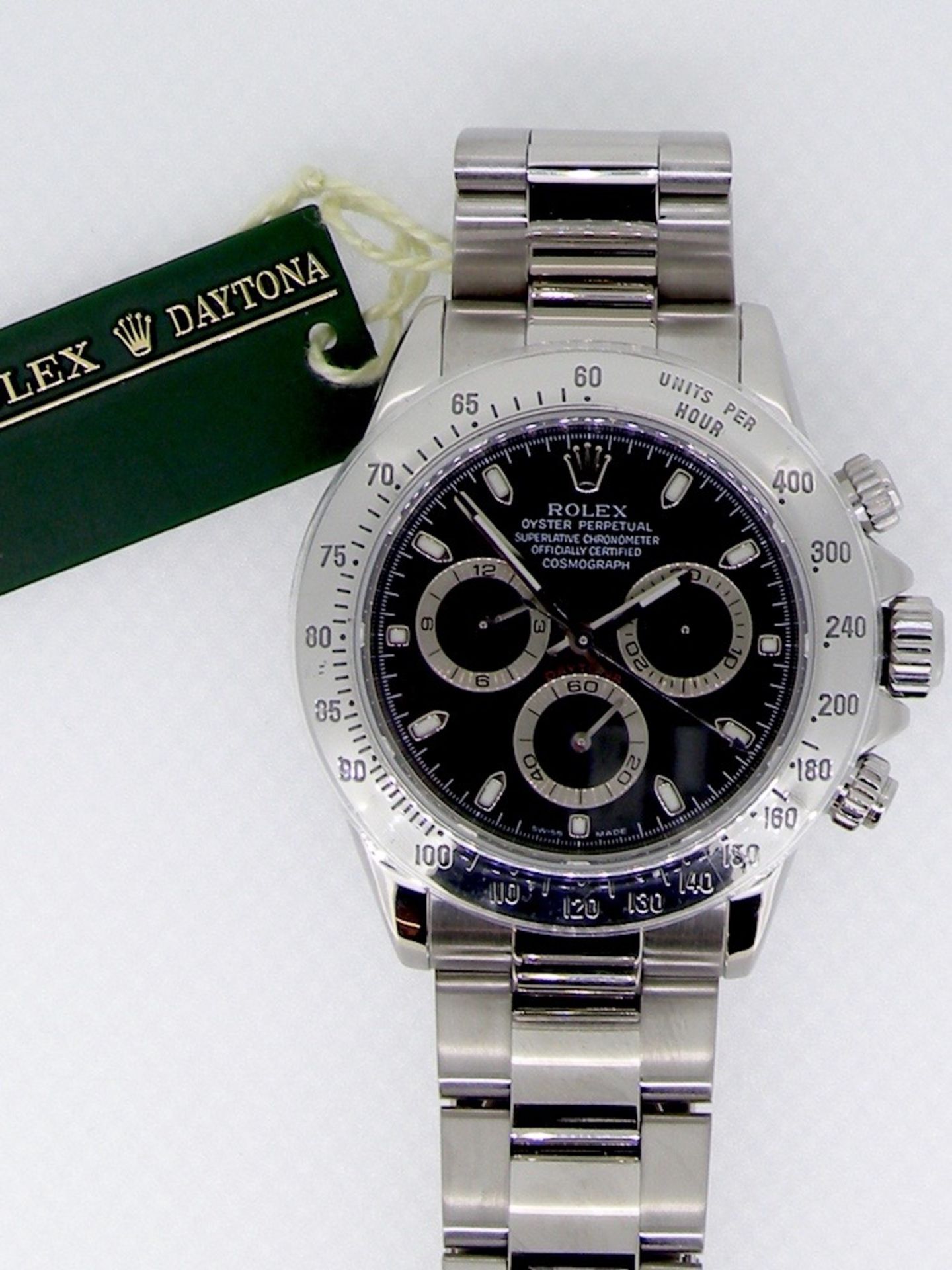Gents Rolex Daytona Wrist Watch, With Box And Original Papers