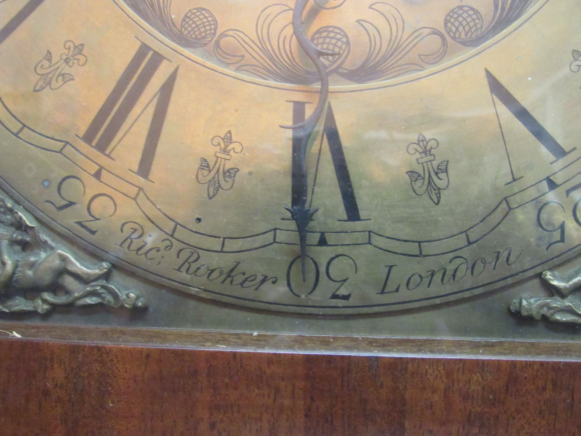 Georgian Longcase Clock With Moving Ship Above A Brass Face - Image 4 of 9