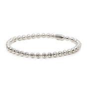 Cartier 18k White Gold Perles de Diamants Bracelet